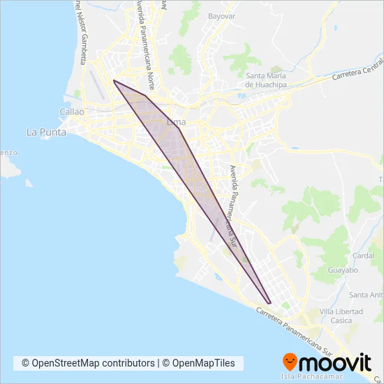 Treintitres S.A. coverage area map