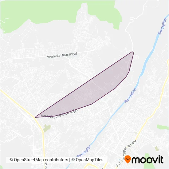 Lomas de Zapallal S.A. coverage area map