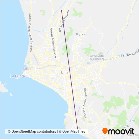 Machu Pichu S.A. coverage area map