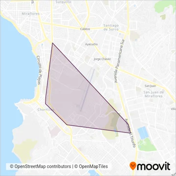 160 S.A. coverage area map