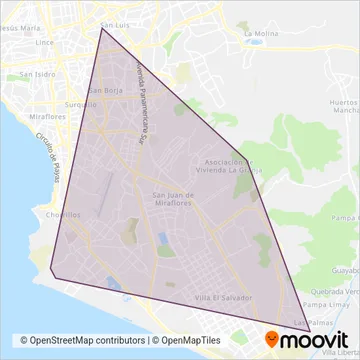 La Unidad de Villa S.A. coverage area map