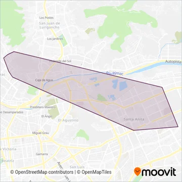 Comité Cien Ltda. coverage area map