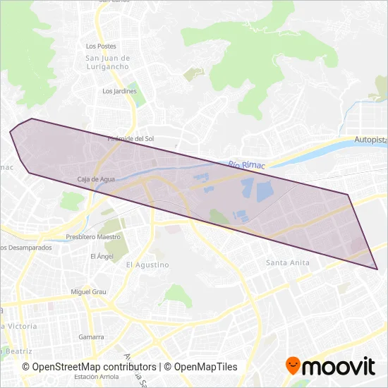Comité Cien Ltda. coverage area map
