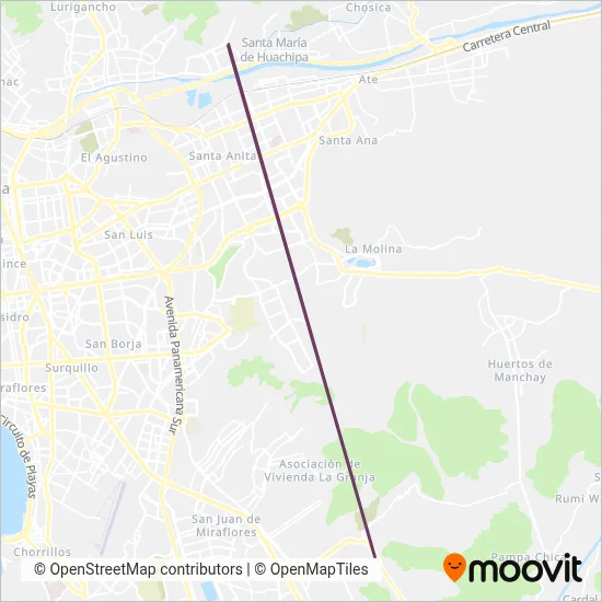 Ocho S.A. coverage area map