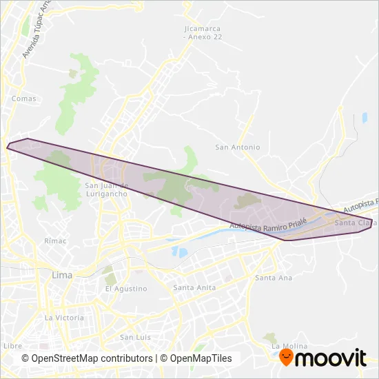 El Sol de Santa Clara S.A. coverage area map