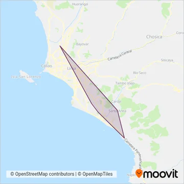 Real Star Del Peru S.A.C. coverage area map