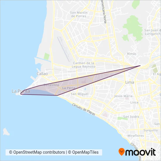 Colonial S.A. coverage area map