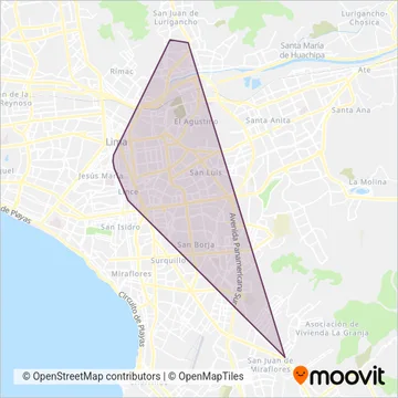 LUBARSA coverage area map