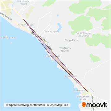 San José S.A. coverage area map