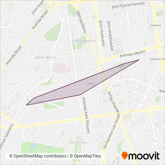 La Huayrona S.A. coverage area map