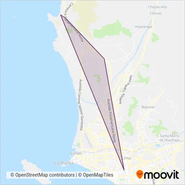 La Nueva Estrella S.A.C. coverage area map