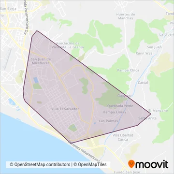Tablada S.A. coverage area map