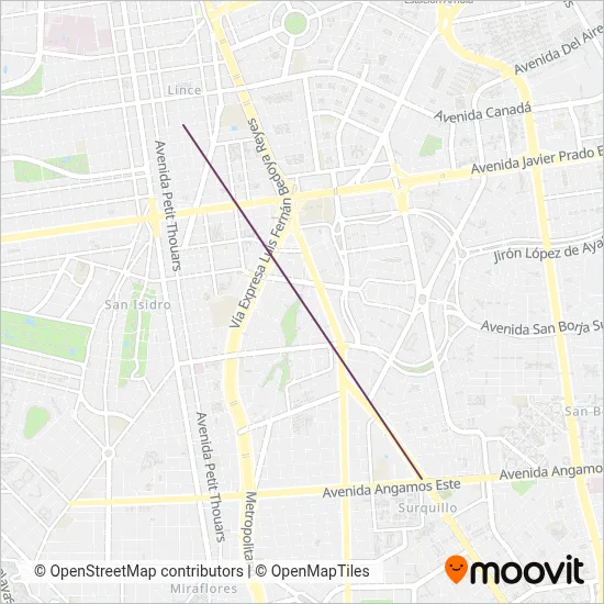 Transportes Ingaruca S.A.C coverage area map