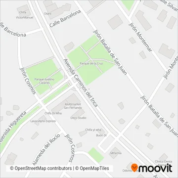 Norteamérica S.A.C. coverage area map