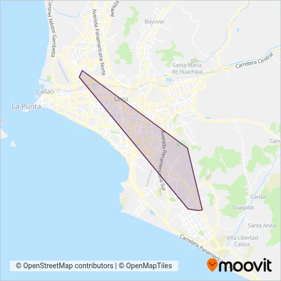 San Pedro de Pamplona S.A. coverage area map