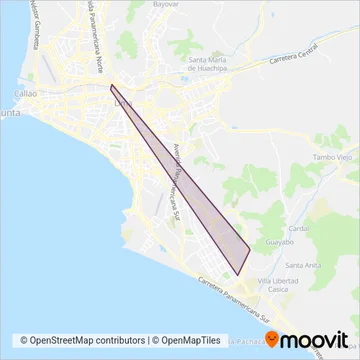 Red Lima Móvil S.A. coverage area map