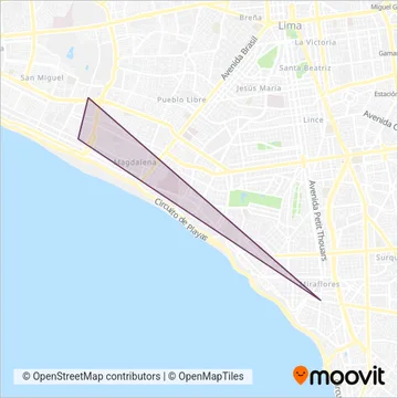 Consorcio Salamanca S.A. coverage area map