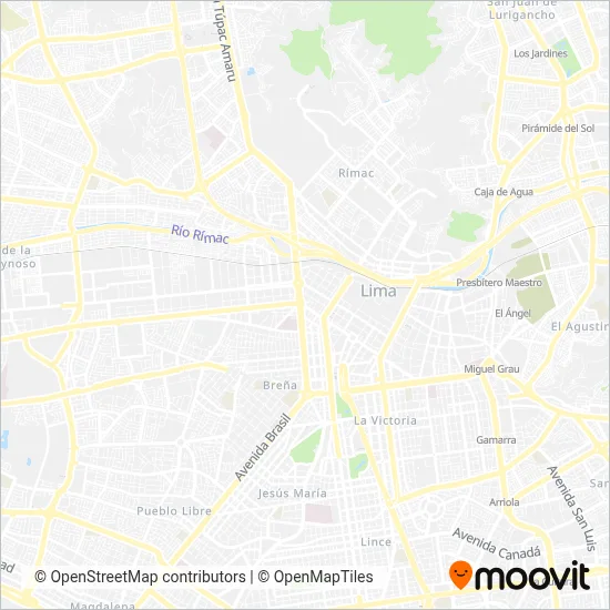 Consorcio Linea 3 S.A.C. coverage area map