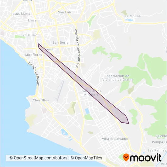 Coracora S.A. coverage area map
