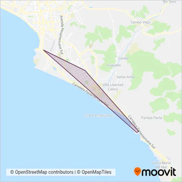 El Márquez S.A. coverage area map