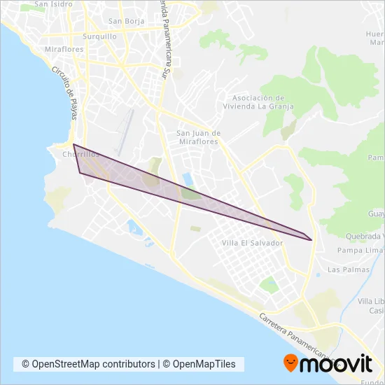 Kid Galahad S.A. coverage area map