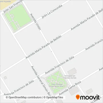 Tablada Express S.A. coverage area map