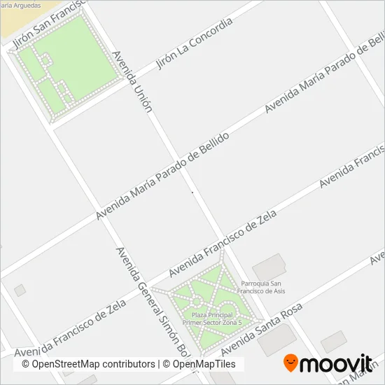 Tablada Express S.A. coverage area map