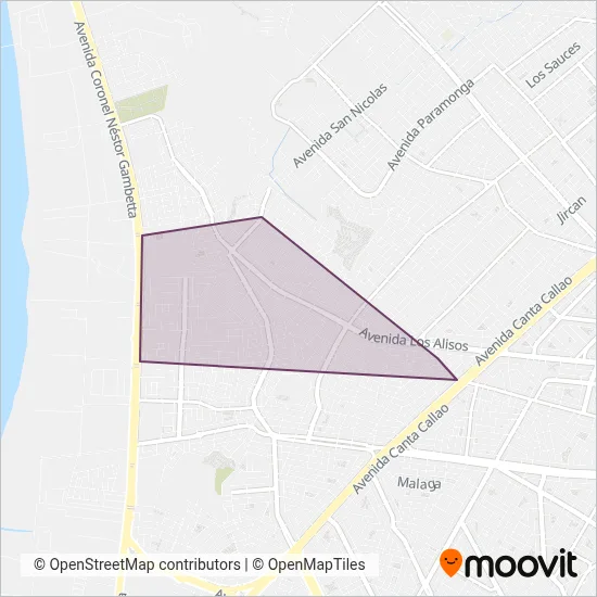 Empresa de Transportes Rosario de Santa Maria S.A.C. coverage area map