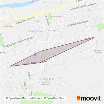 Los Laureles de Manchay S.A. coverage area map