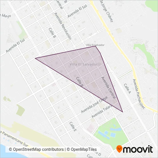 Santa Cruz de Punta Hermosa S.A. coverage area map