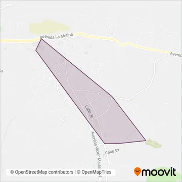 Galindo Hnos S.A.C. coverage area map