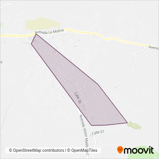 Galindo Hnos S.A.C. coverage area map