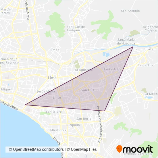 22 S.R.L. coverage area map