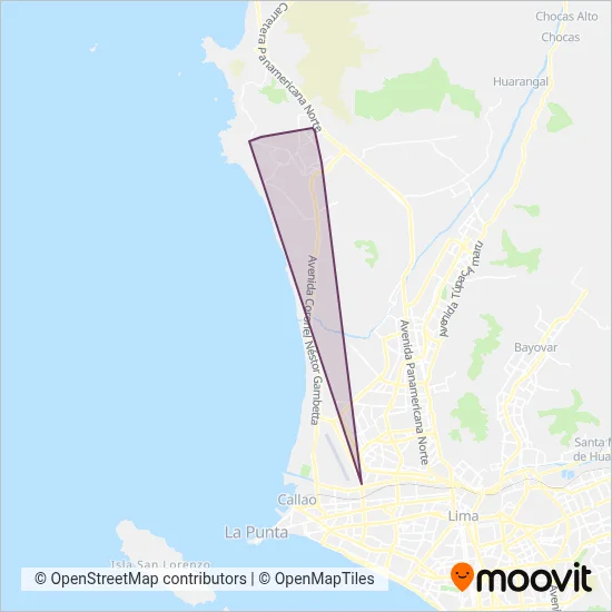 Corporación Avagon SAC. coverage area map