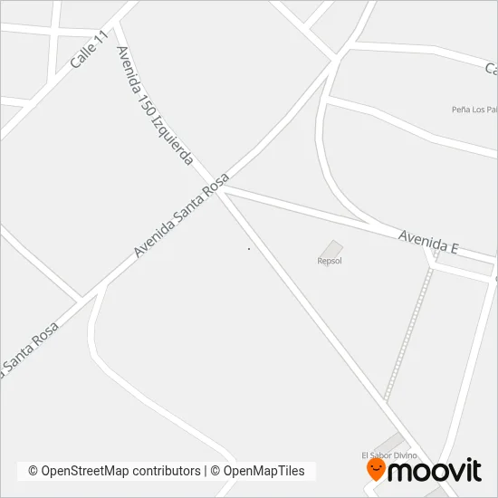 Corredor Rosado coverage area map