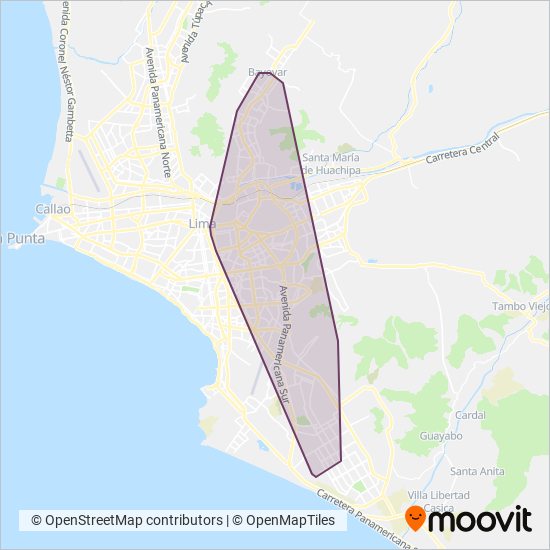 Santa Catalina S.A. coverage area map