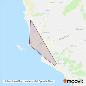 Consorcio Grupo Orion coverage area map