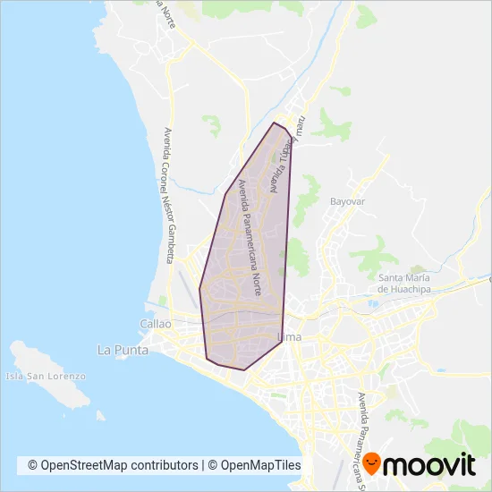 Consorcio Briza coverage area map
