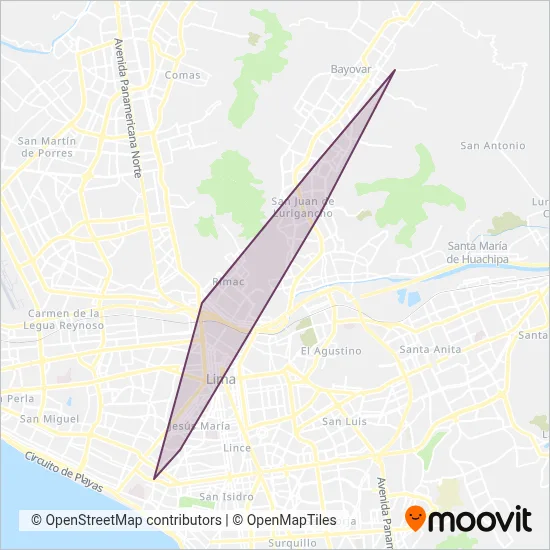 ETECSA coverage area map