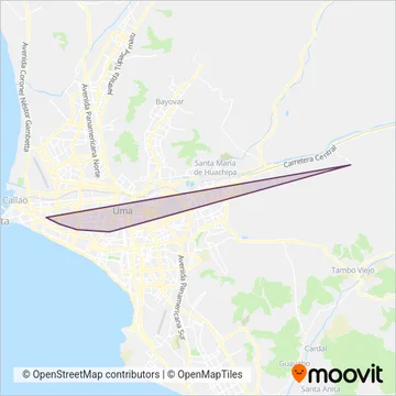Santa Rosa de Lima S.A. coverage area map