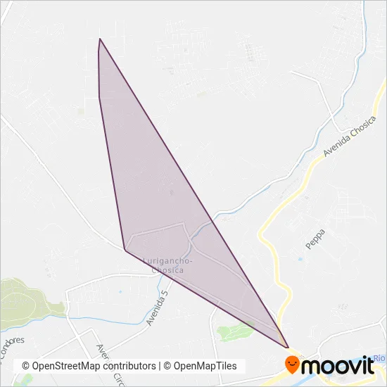 San Cristóbal Palcamayo S.A. coverage area map