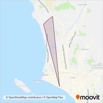 Consorcio Vía S.A. coverage area map