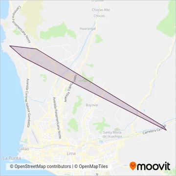 Inversiones y Representaciones Polo S.A.C. coverage area map