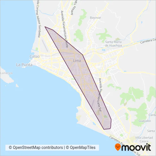 LIPETSA coverage area map