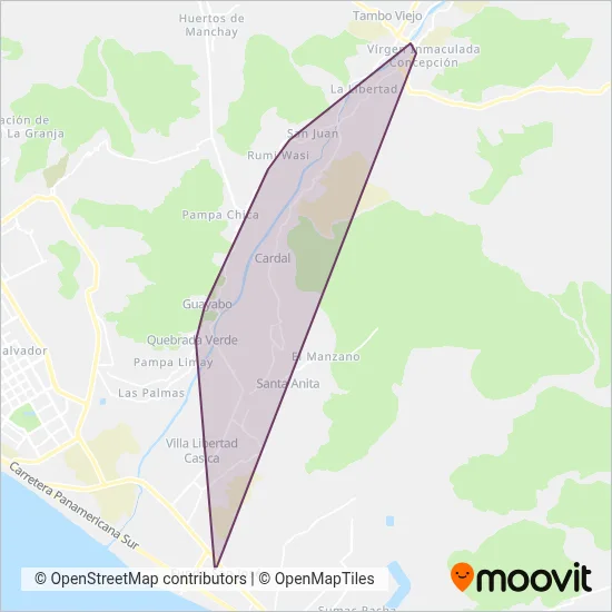 18 de Enero S.A. coverage area map