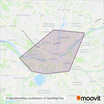 SEMITAN (Bus) coverage area map