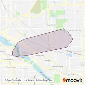 Campus Circulator coverage area map