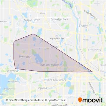 Plymouth Metrolink coverage area map