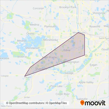 SWT coverage area map