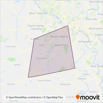 Freedom Transit coverage area map